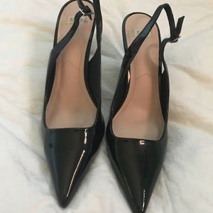 Zara Black Slingback shoes